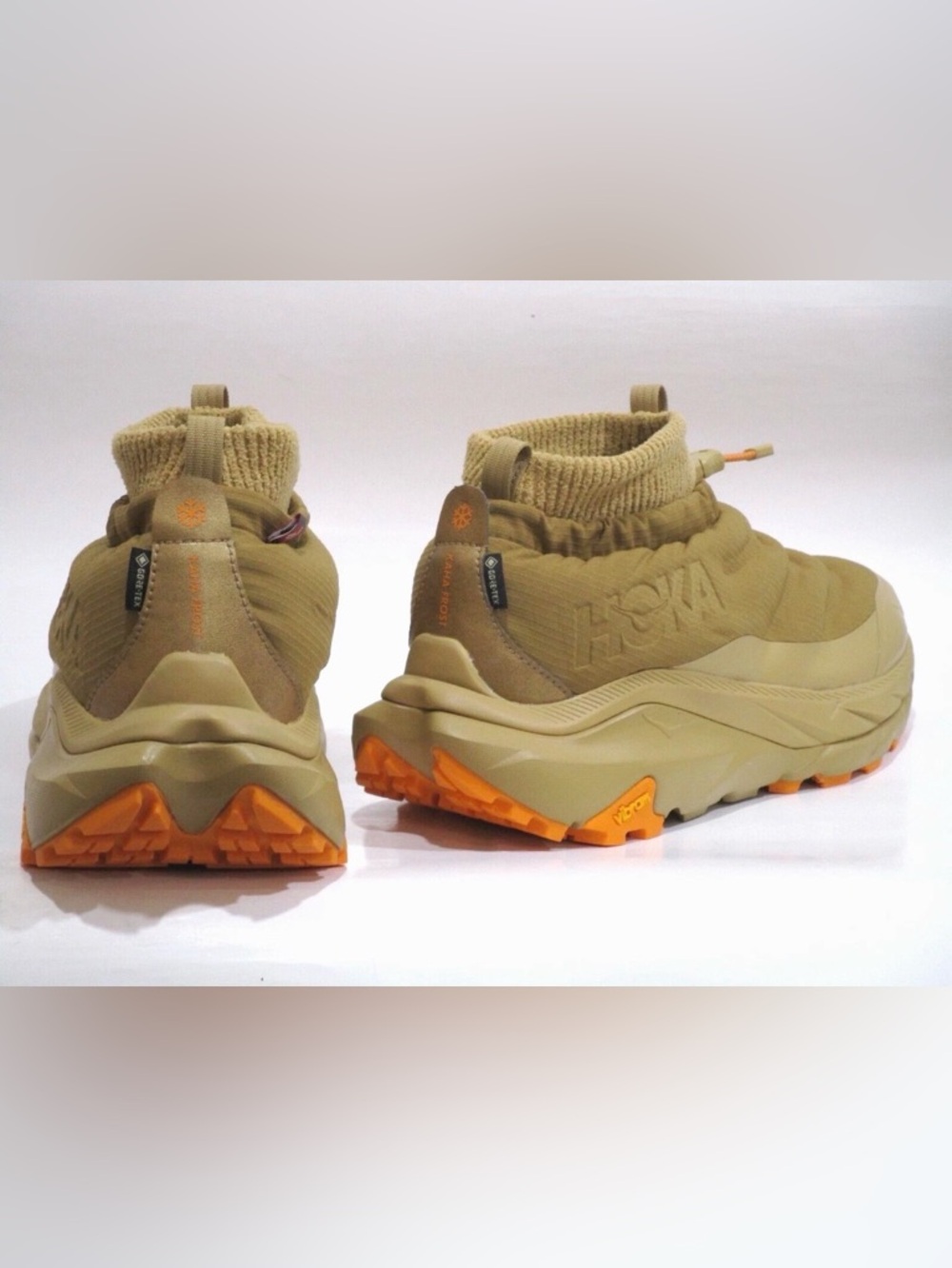 Hoka One One Men's Tan and Orange Rain & Snow Boots - Picture 3 of 15